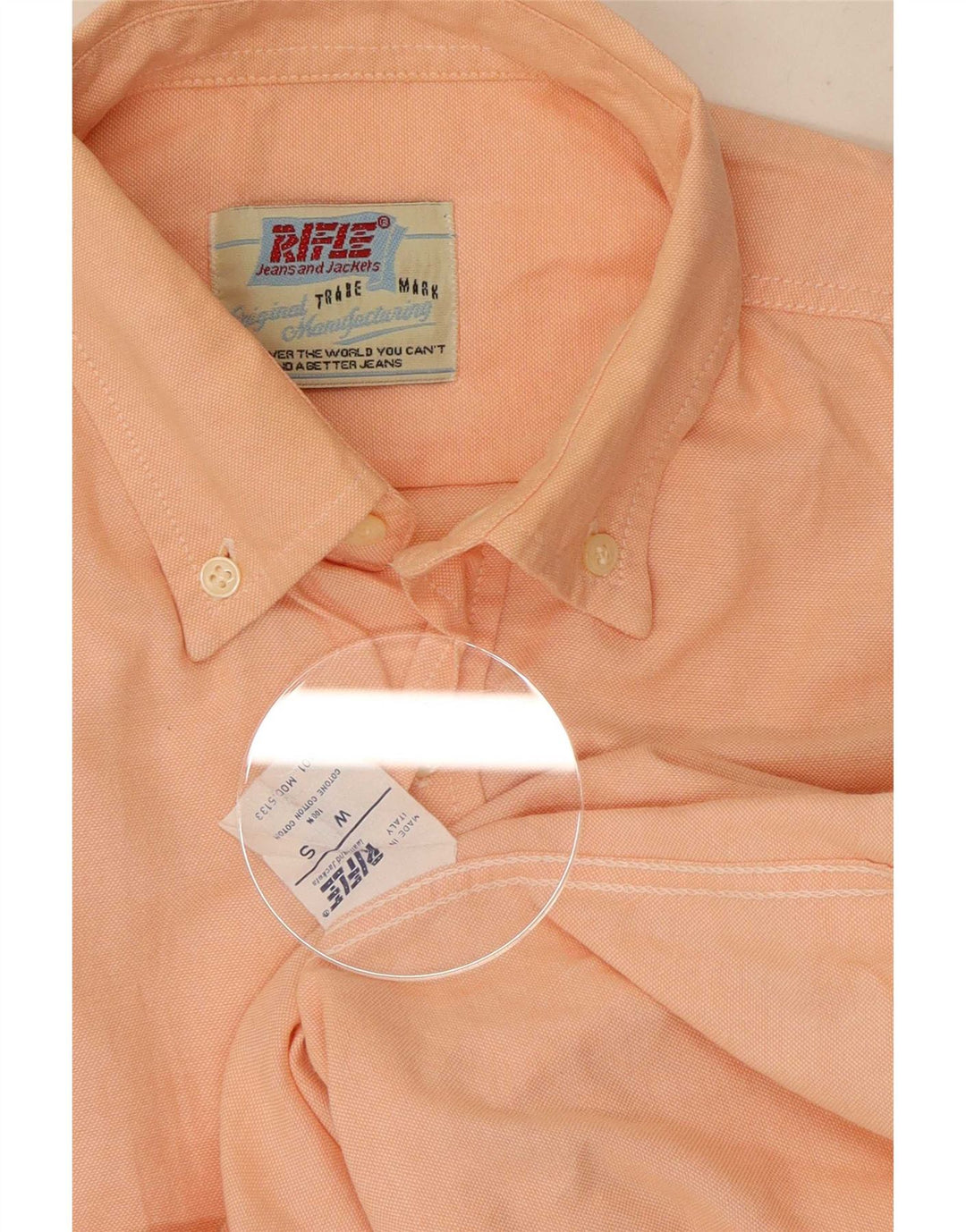 Rifle Herreskjorte Lille Orange Bomuld