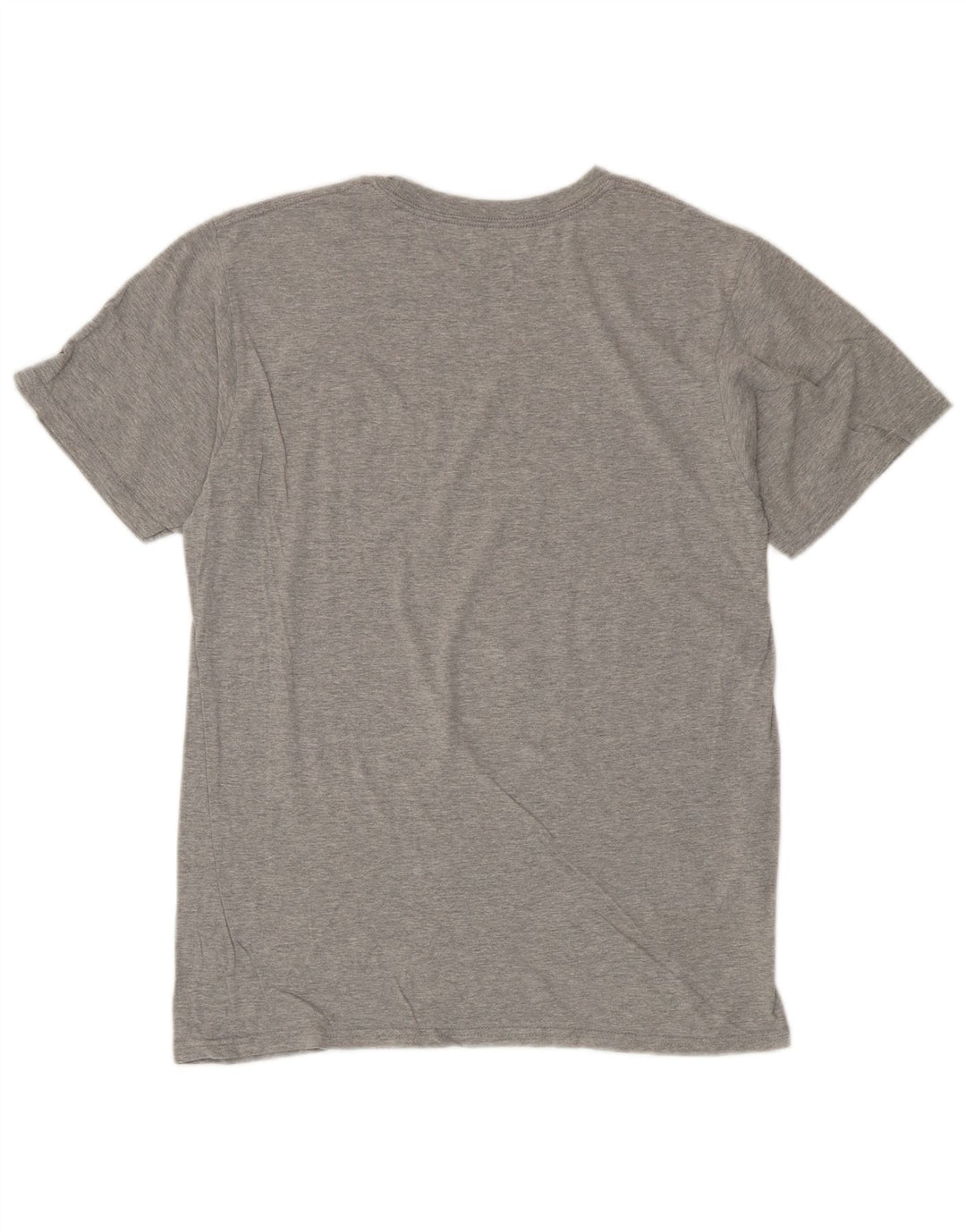 ADIDAS Grafisk T-shirt til mænd, mellemgrå bomuld