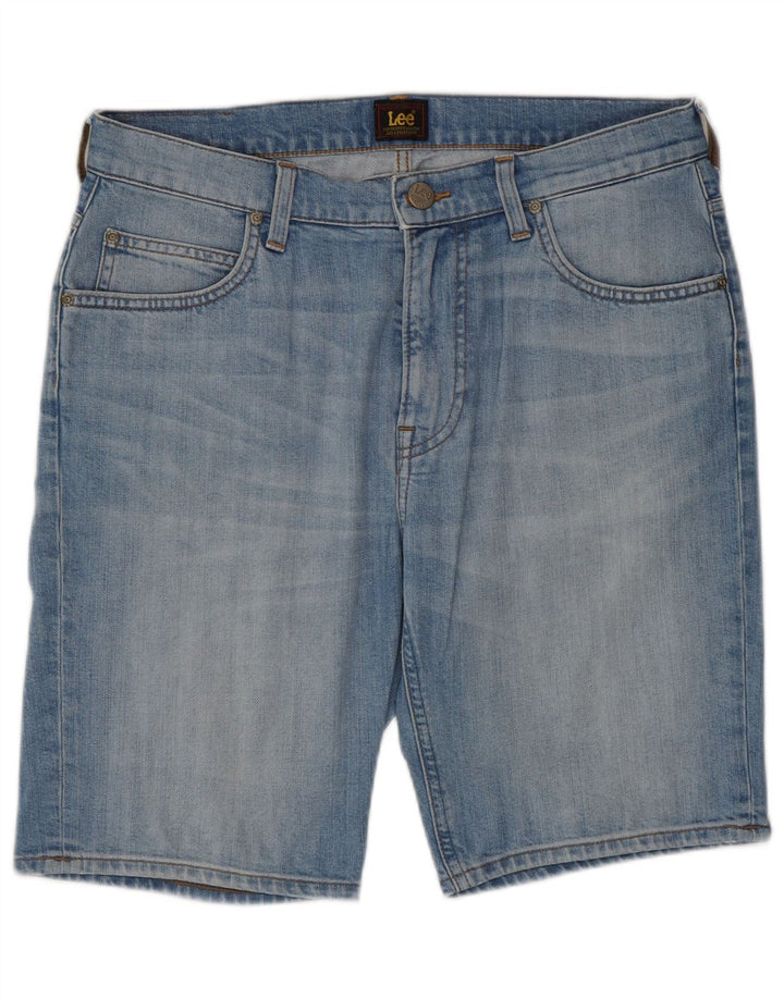 Lee Herre Rider Denim Shorts W31 Medium Blue Bomuld