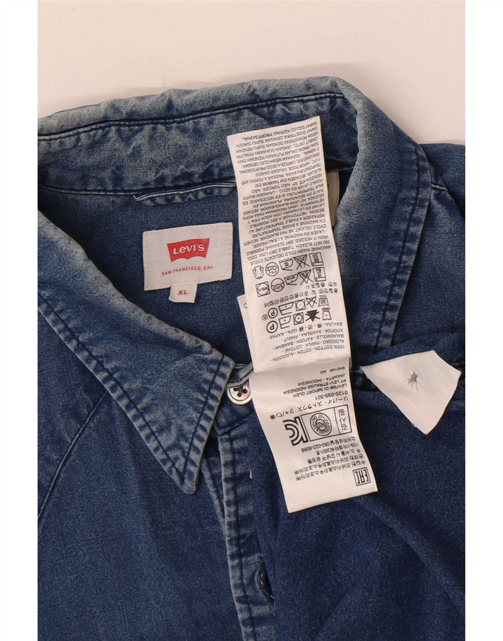 Levi's Herre Denim Shirt XL Blå Bomuld