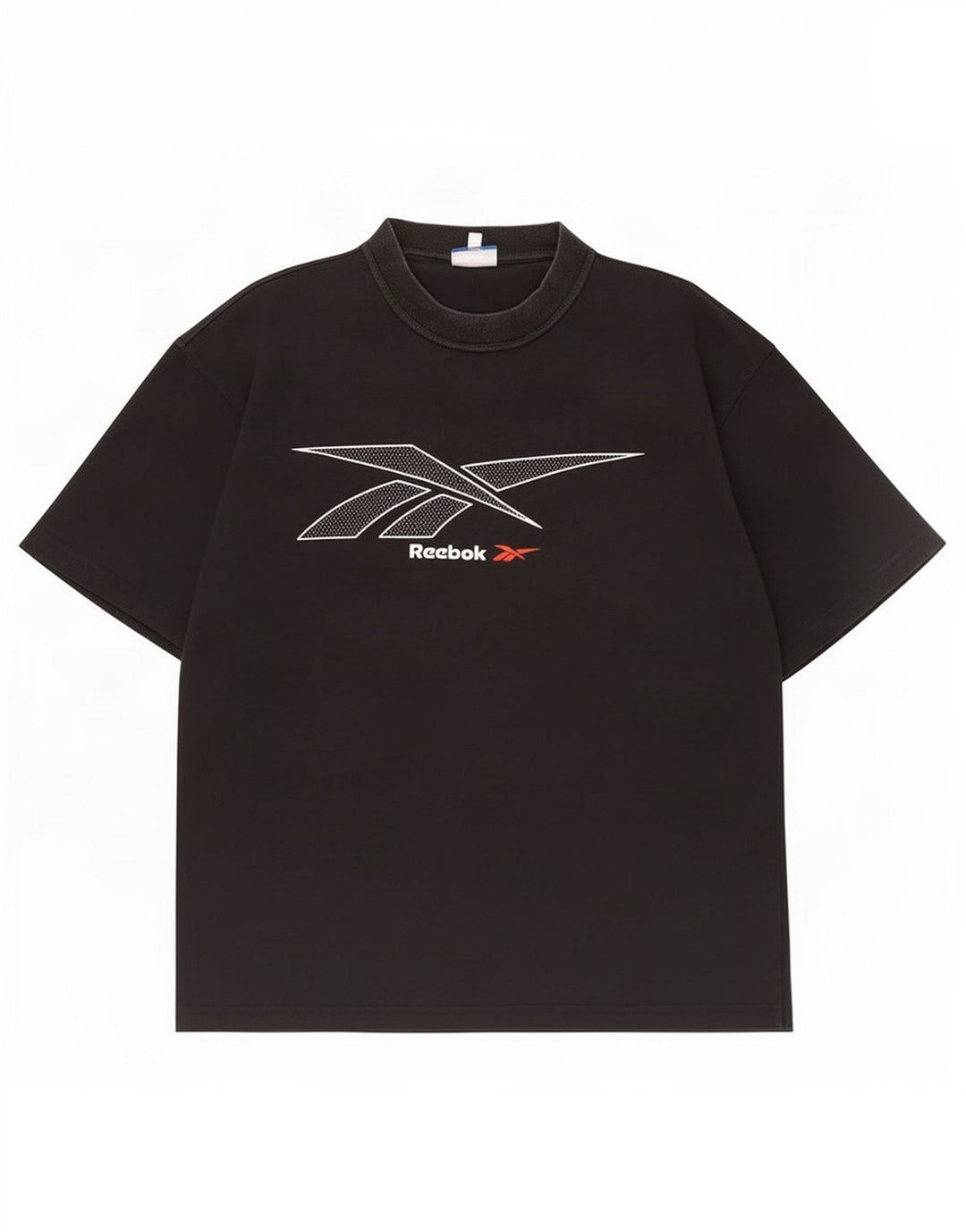 Reebok Herre grafisk T-shirt Top Medium Sort Bomuld