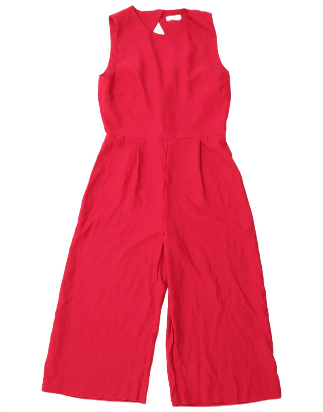 WAREHOUSE Dame ærmeløs Jumpsuit UK 14 Medium Pink Polyester