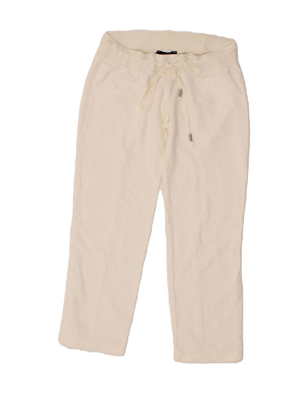 PATRIZIA PEPE Womens Tracksuit Trousers IT 42 Medium White Cotton Vintage Patrizia Pepe and Second-Hand Patrizia Pepe from Messina Hembry 