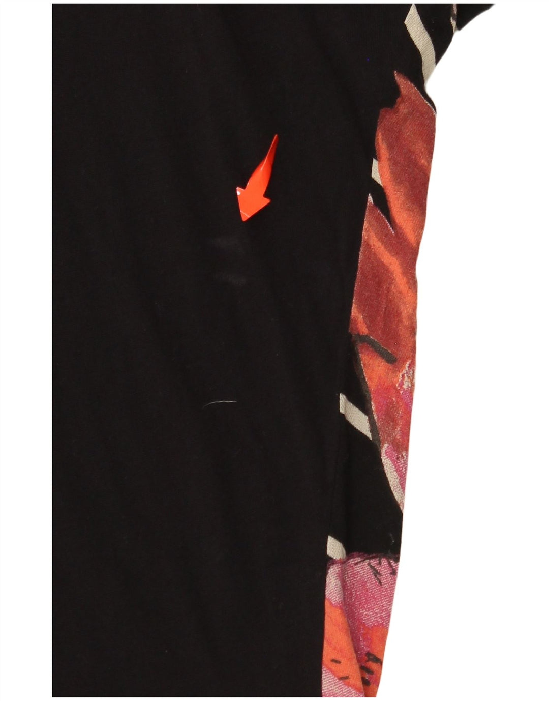 DESIGUAL T-shirt top til kvinder UK 14 Medium Black Floral