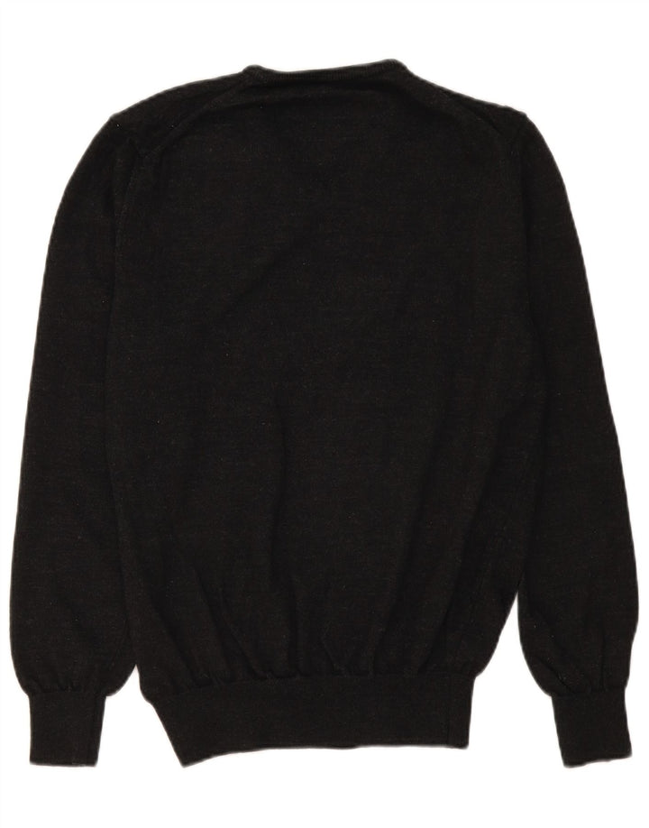 Calvin Klein Herre V-hals sweater Stor sort Merinould
