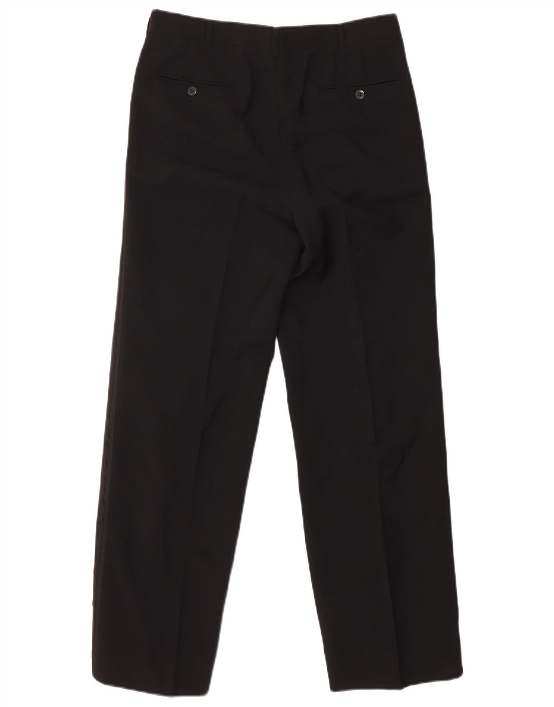 VINTAGE Herre 1 knap 2 stykke sæt IT 46 Small W29 L29 sort uld