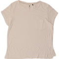 G-STAR Dame T-Shirt Top UK 14 Medium White Viscose