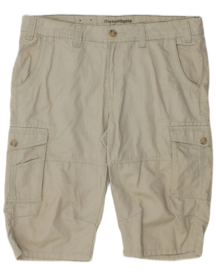 Charles Vogele Herre Mike Cargo Shorts W34 Large Grå Bomuld