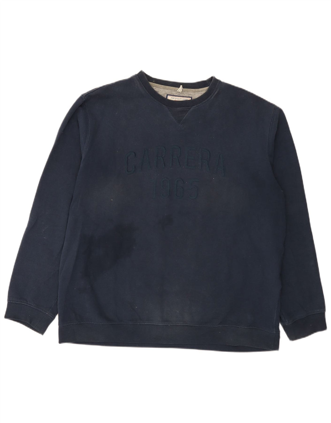 Carrera Herre Grafisk Sweatshirt Jumper 2XL Marineblå Bomuld