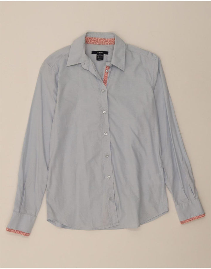 GANT Womens Shirt UK 12 Medium Blue Cotton Vintage Gant and Second-Hand Gant from Messina Hembry 