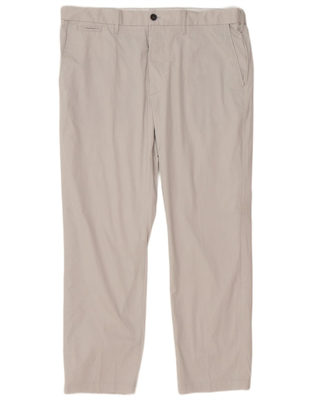 Marks & Spencer Herre Regular Fit Chinobukser W38 L29 Grå Bomuld