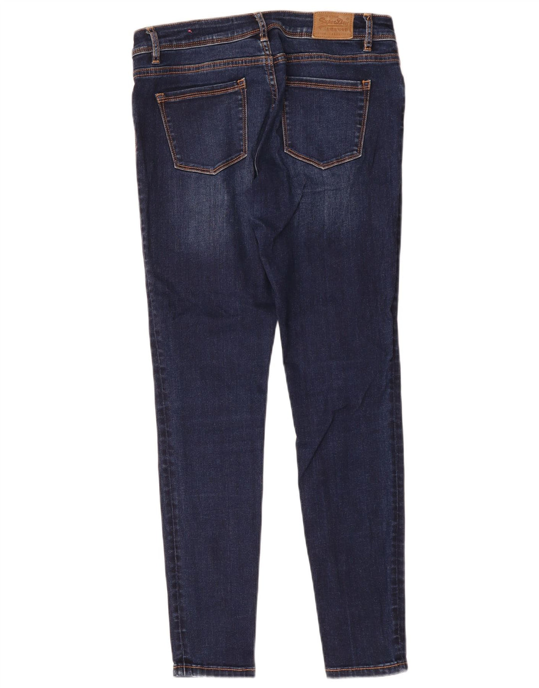 SUPERDRY Dame Alexia Jegging Jeans W29 L30 Marineblå Bomuld