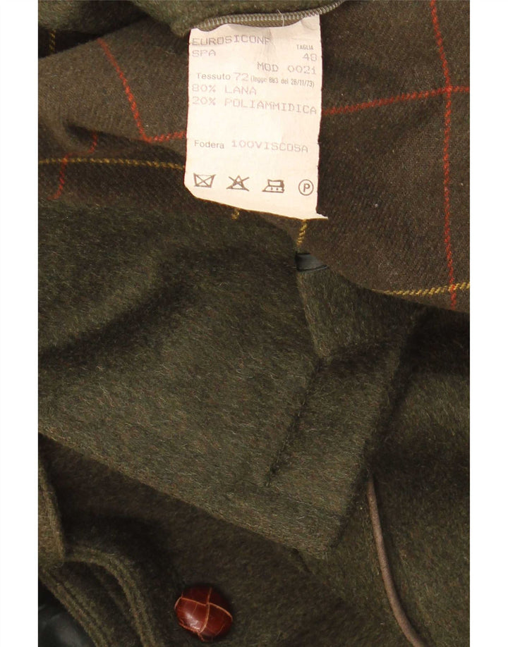 Steinbock Herre Overfrakke IT 48 Medium Khaki Wool