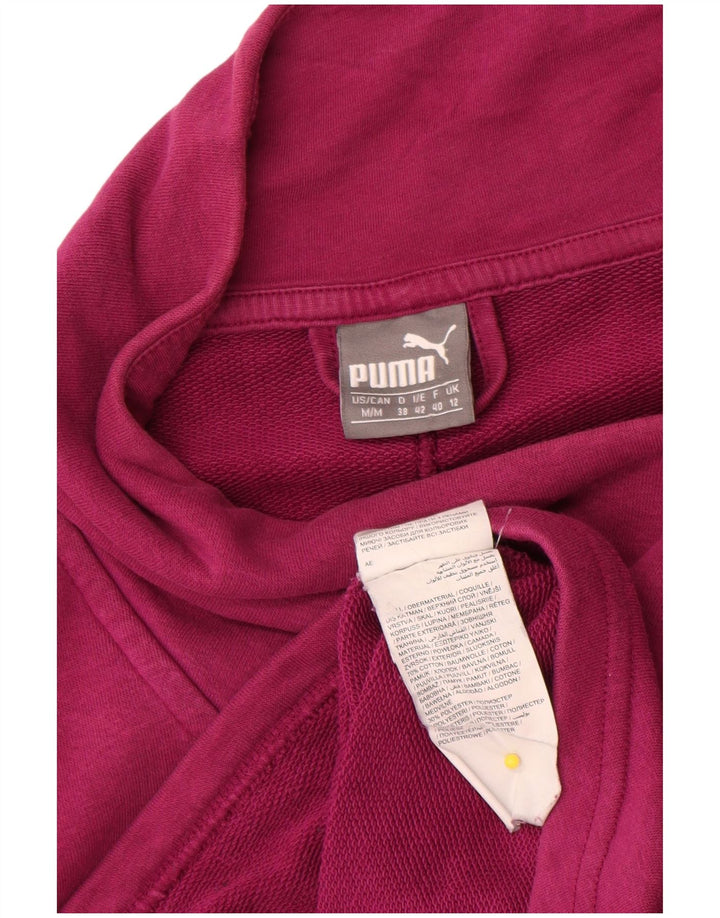Puma træningsdragt topjakke til kvinder UK 12 Medium Pink Bomuld