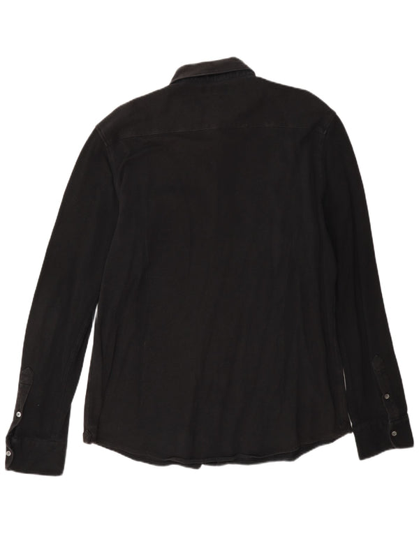 Massimo Dutti Herre Slim Fit Shirt XL Sort