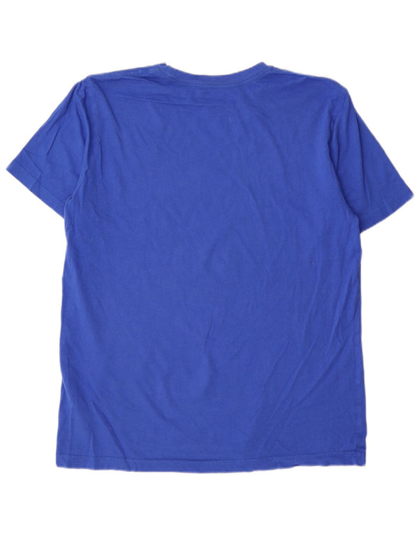 Nike Regular Fit T-Shirt Top Stor Blå Bomuld