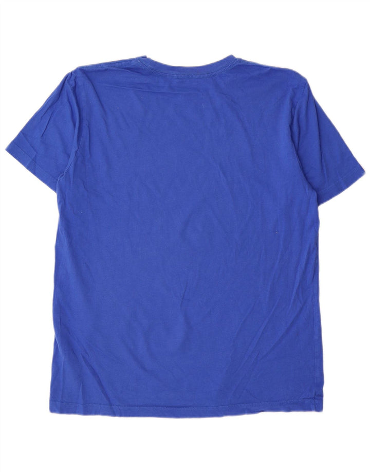 Nike Regular Fit T-Shirt Top Stor Blå Bomuld