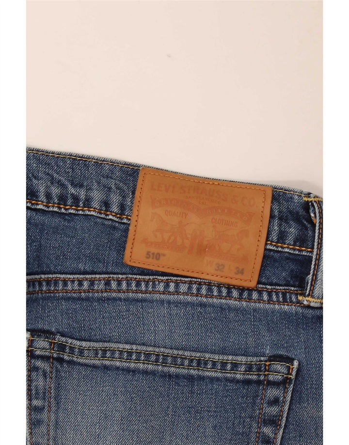 Levi's Mens 510 Skinny Jeans W32 L34 Blå