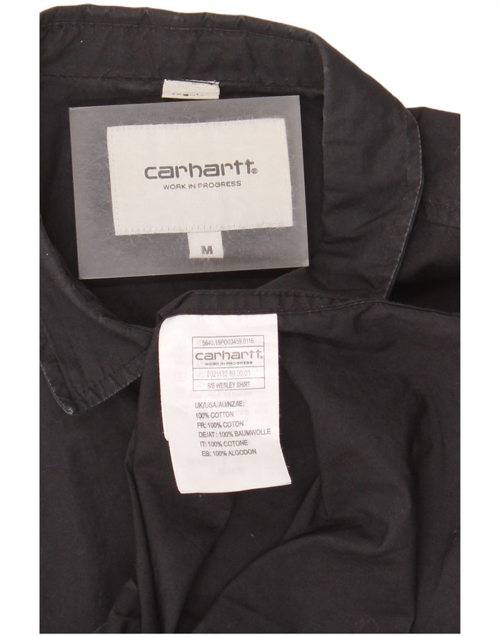 Carhartt Kortærmet Herreskjorte Medium Sort Bomuld