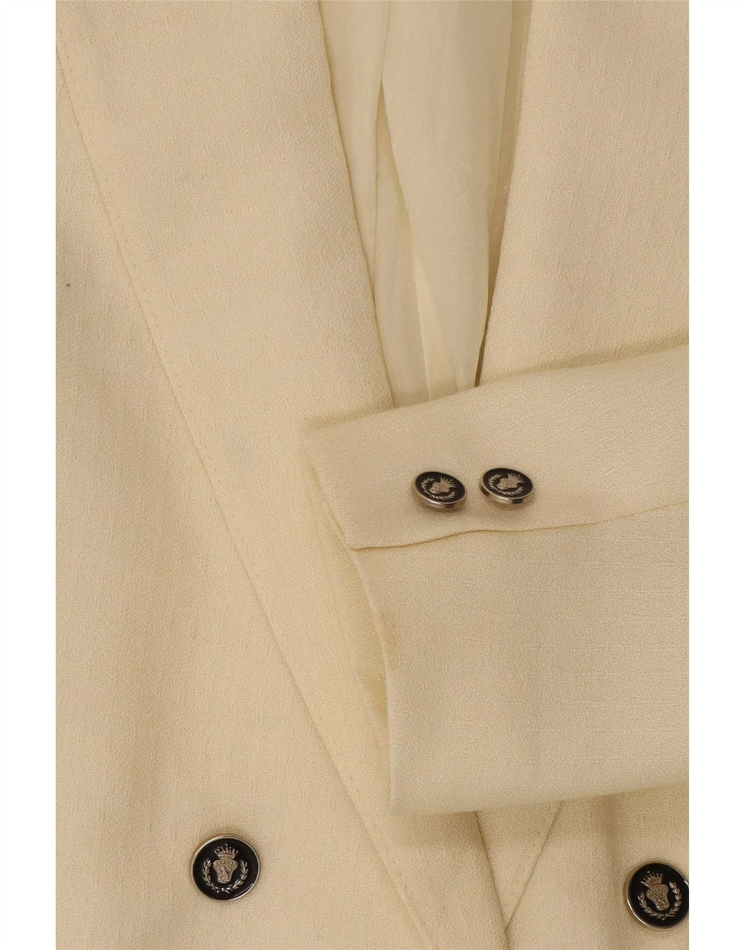 Cody Dame Dobbeltradet Blazer Jacket IT 40 Small Off White