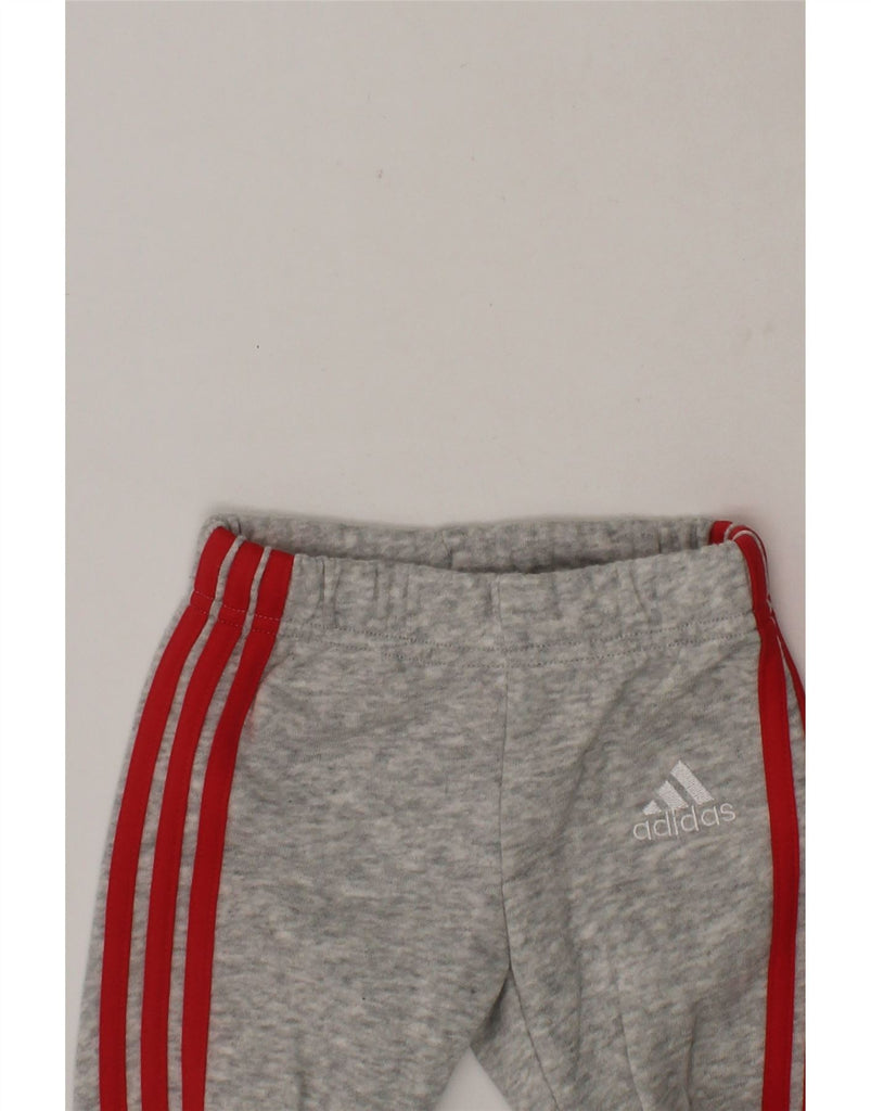 ADIDAS Baby Girls Joggers Tracksuit Trousers 0-3 Months  Grey Cotton Vintage Adidas and Second-Hand Adidas from Messina Hembry 