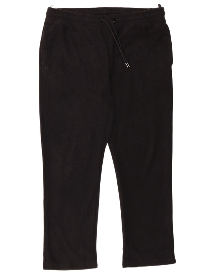Marks & Spencer Herre fleece træningsdragt bukser Stor sort polyester