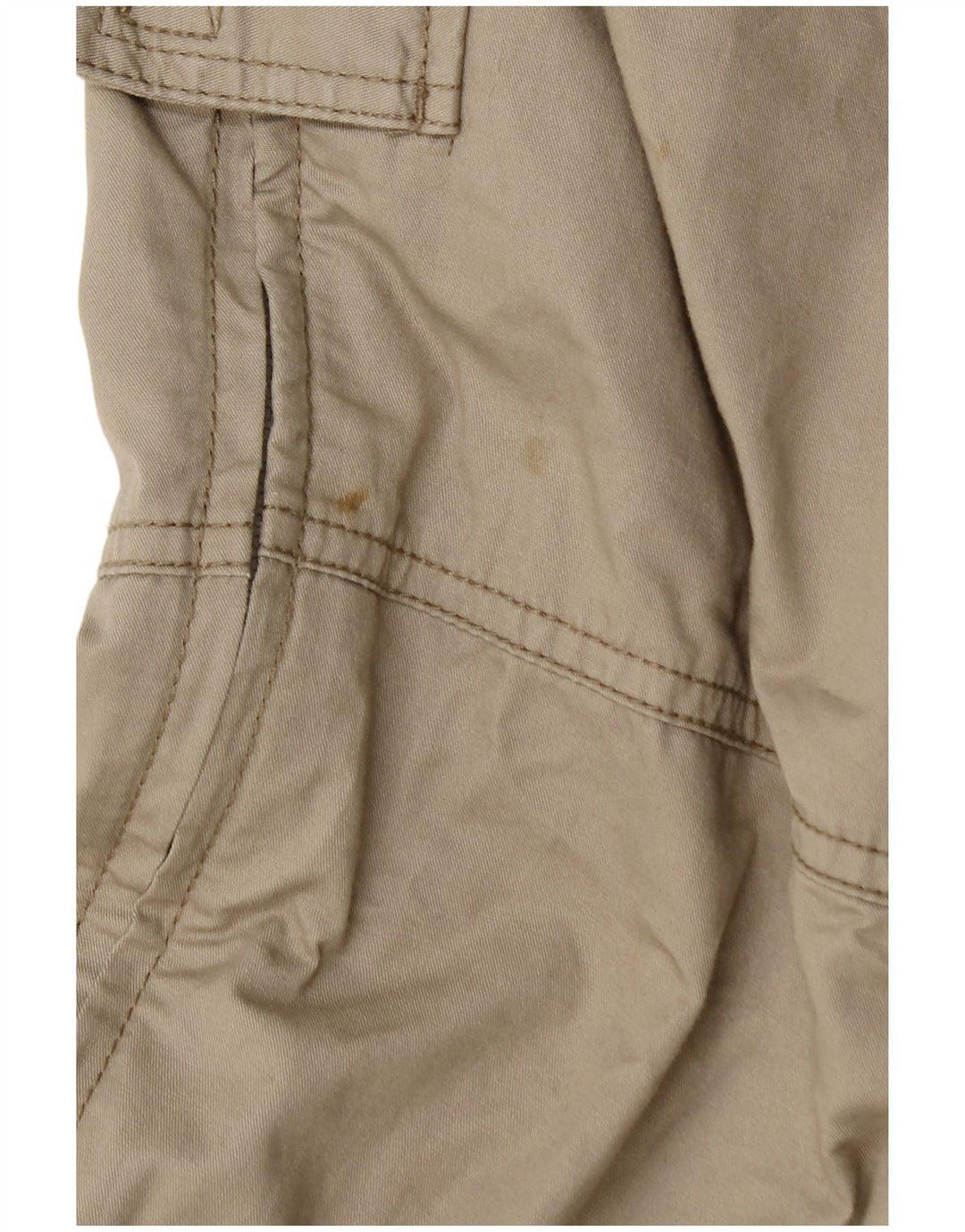 Eddie Bauer Herre Straight Cargo Bukser W33 L32 Beige Bomuld