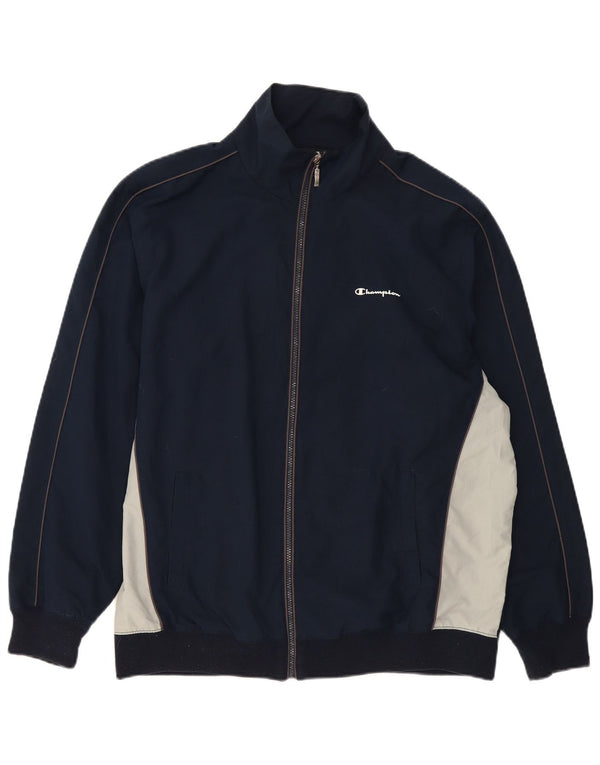 Champion Herre træningsdragt Topjakke 2XL Navy Blue Colourblock