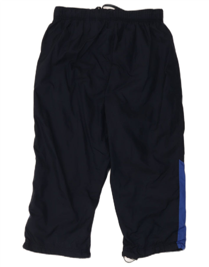 Nike Herre Capri træningsdragt Bukser Large Navy Blue Colourblock Nylon