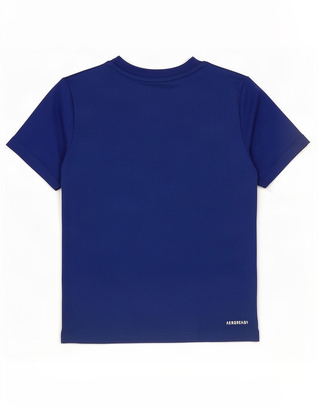 Adidas Boys Aeroready T-Shirt Top 8-9 År Blå Polyester
