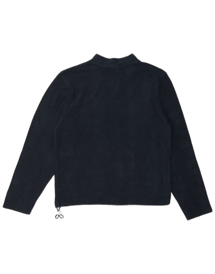Fila Dame Grafisk Sweatshirt Jumper IT 42 Medium Navyblå Bomuld