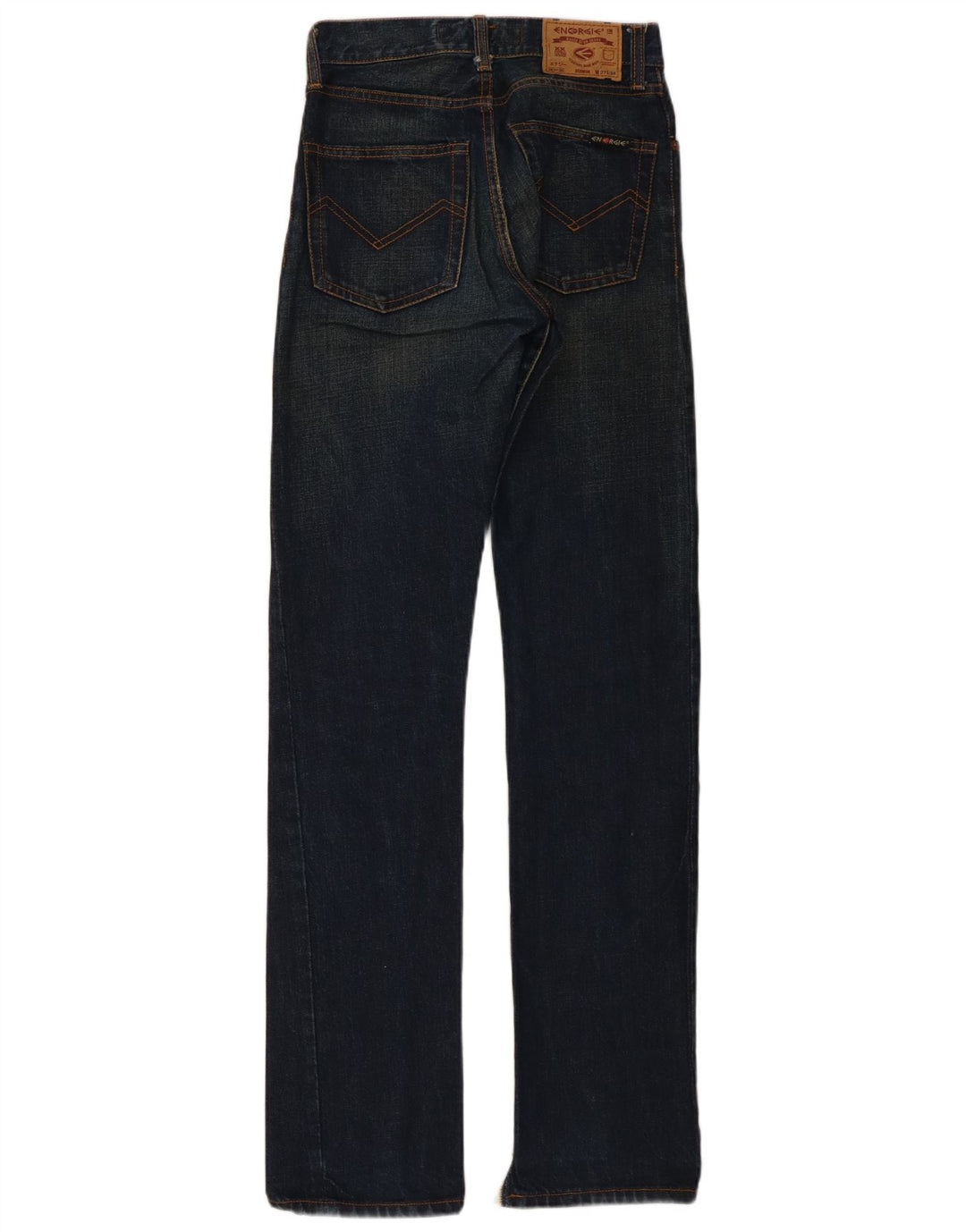 Energie Dame Straight Jeans W27 L34 Marineblå Bomuld