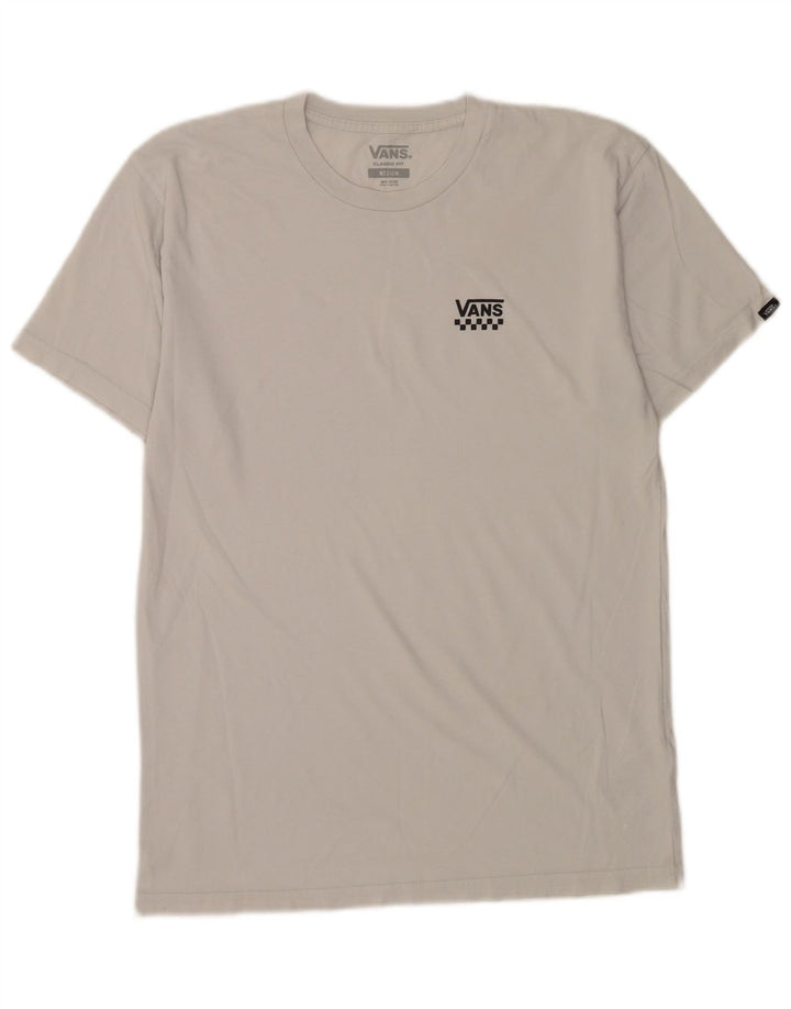 Vans Herre Classic Fit T-Shirt Top Medium Grey Bomuld