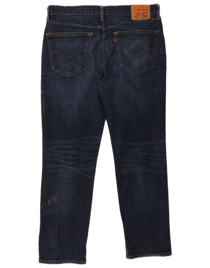 Levi's Herre 541 Slim Jeans W36 L32 Marineblå Bomuld