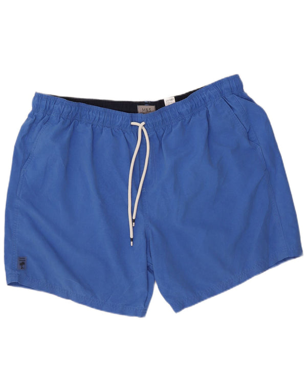 Marks & Spencer Badeshorts til mænd 3XL blå polyester