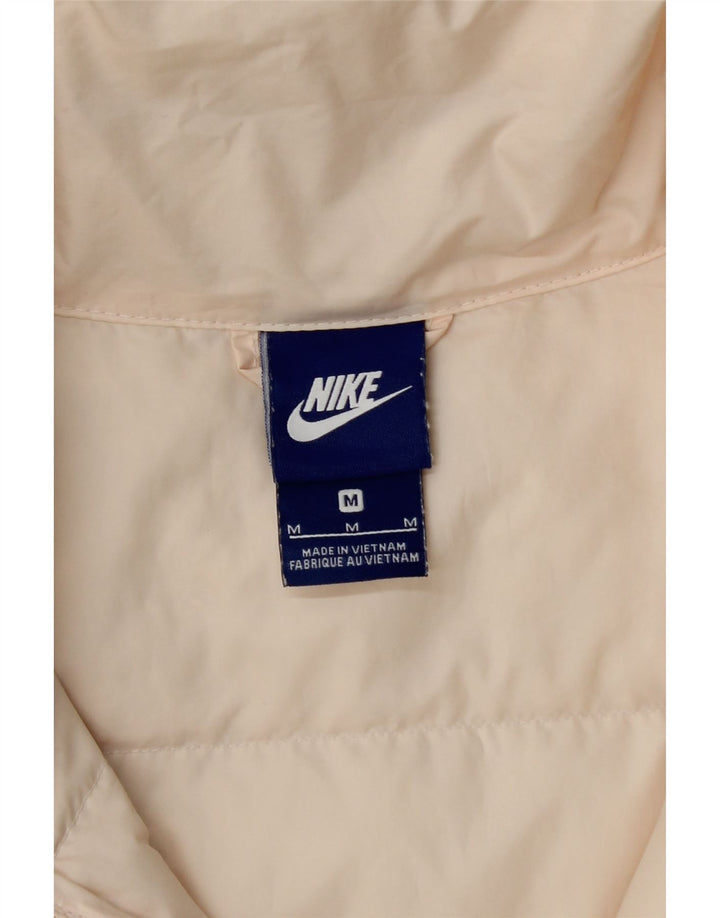 NIKE Polstret Gilet UK 14 Medium Beige Polyester til kvinder