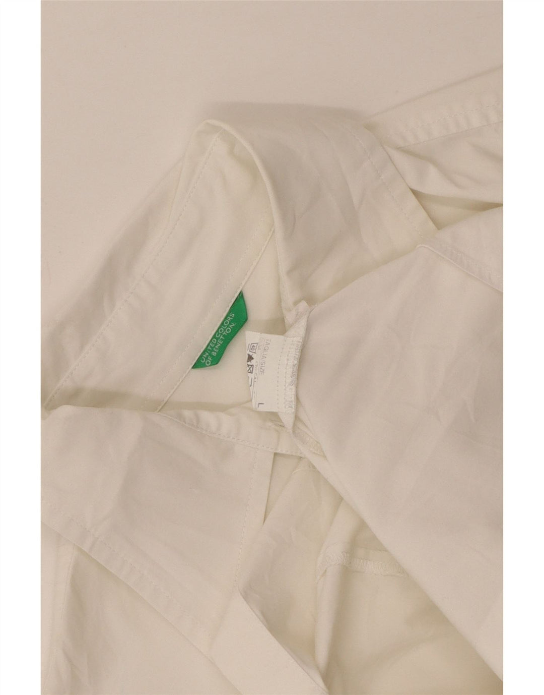 Benetton Dameskjorte UK 14 Large White