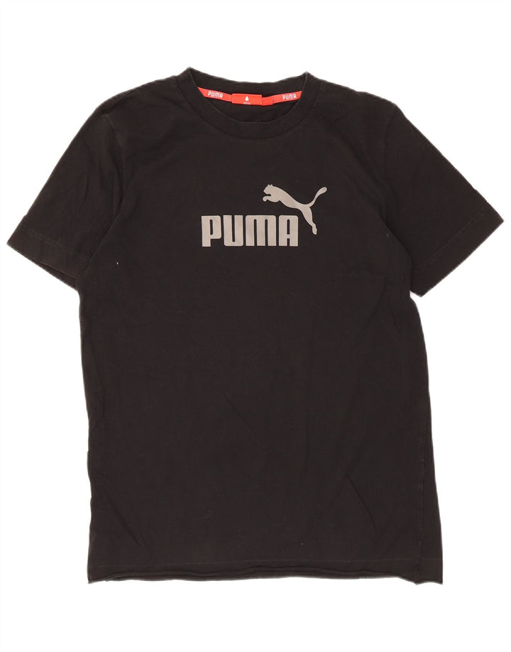Puma Herre Grafisk T-Shirt Top Lille Sort