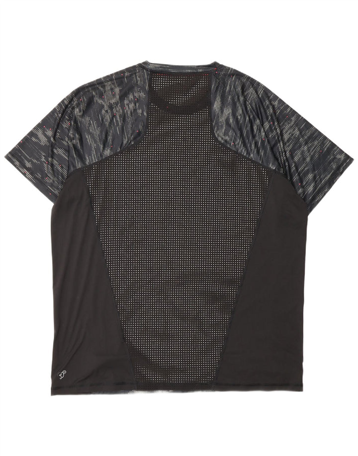 Nike Herre T-shirt Top 2XL Sort Camouflage Polyester