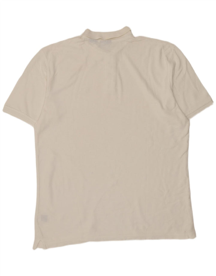 Fila Herre Polo Shirt Large White