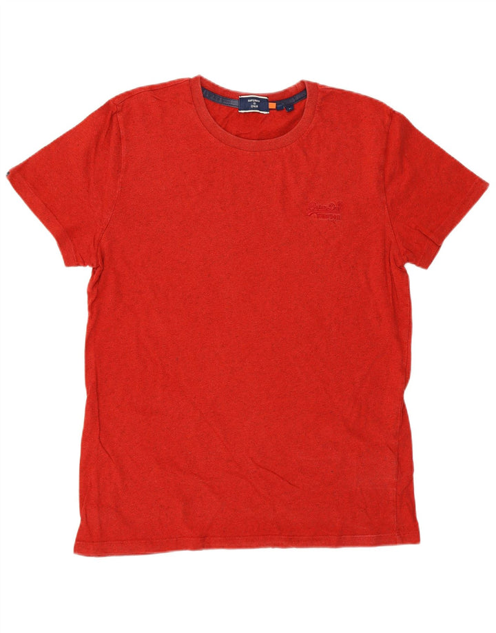 Superdry Herre T-shirt Top Medium Rød Bomuld