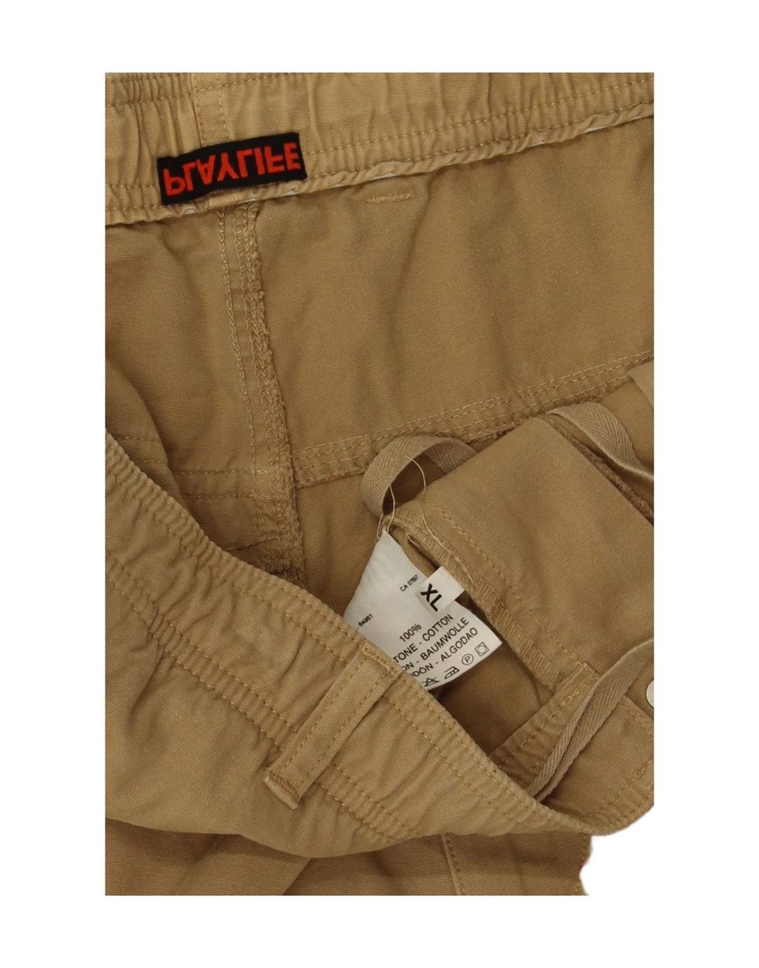 Playlife Herre Bermuda Shorts XL W38 Beige Bomuld