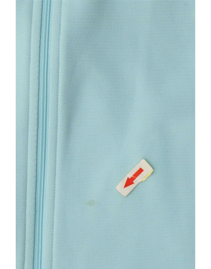 Kappa træningsdragt topjakke til kvinder UK 14 Medium Blue Colourblock Polyester