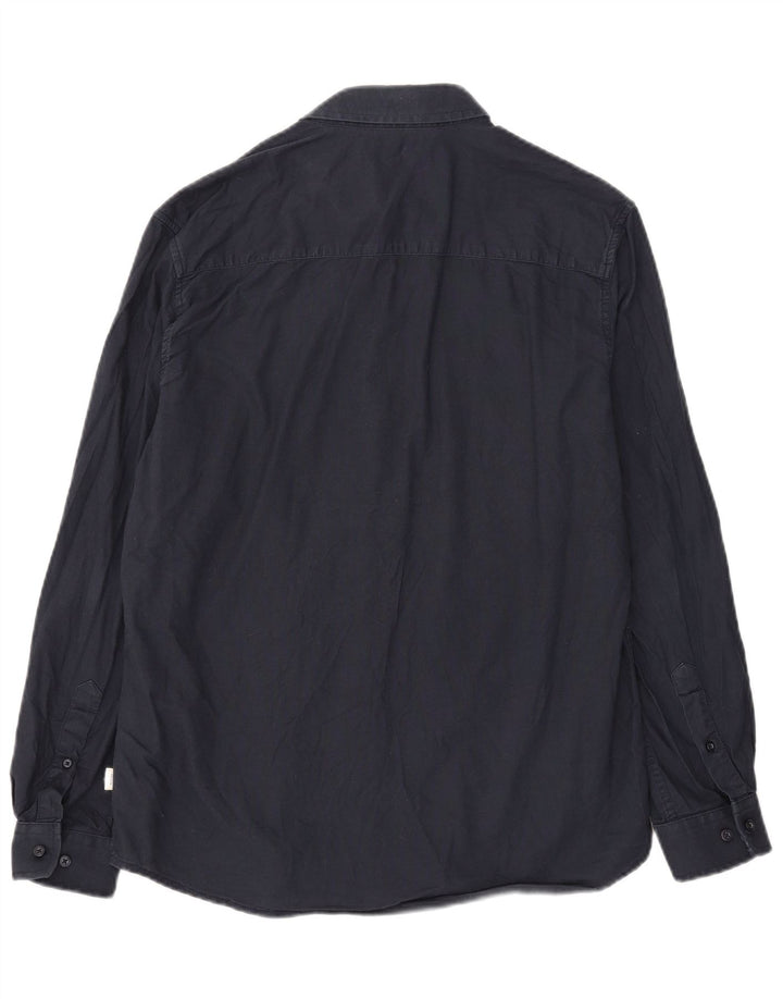 Jack & Jones herre slim skjorte XL marineblå bomuld