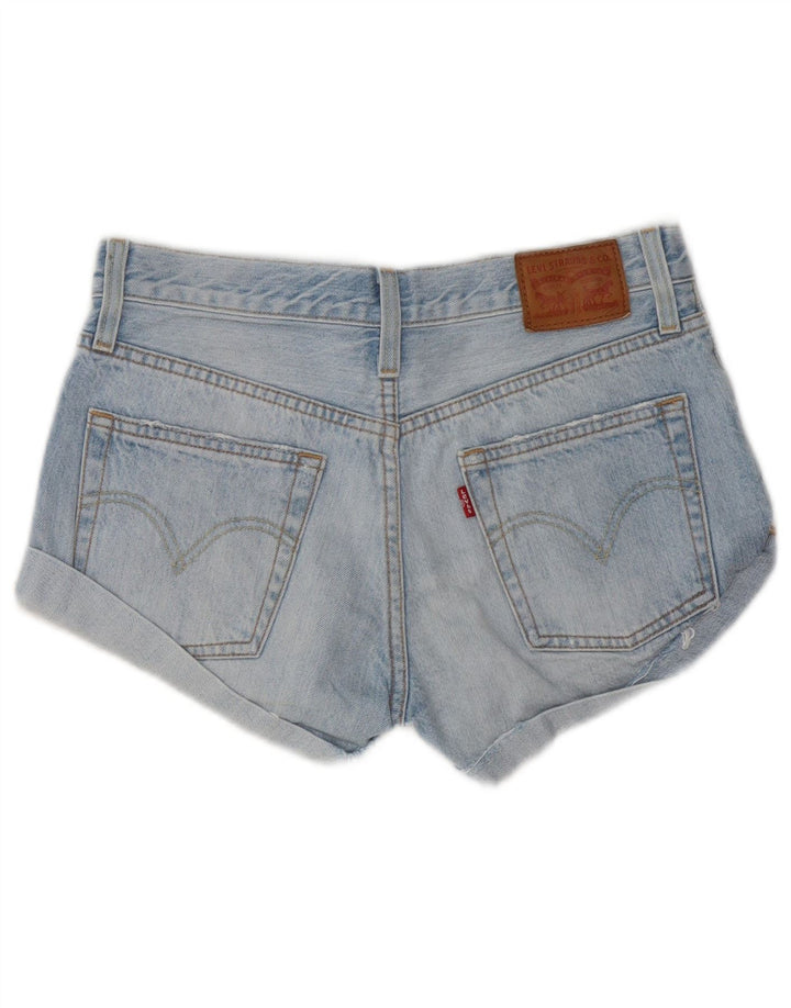 Levi's Kvinders Slidte Denim Shorts W24 XS Blå Bomuld