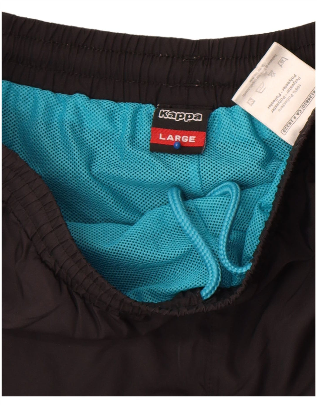 Kappa Sportshorts til mænd Stor sort polyester