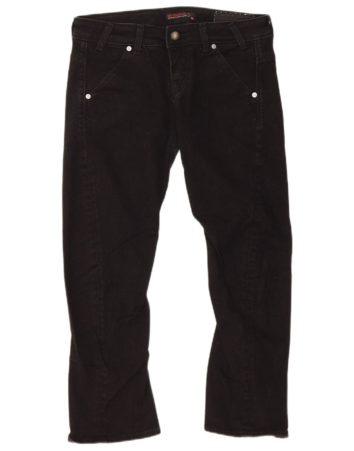 Guess Womens Cropped Jeans W28 L23 Sort bomuld