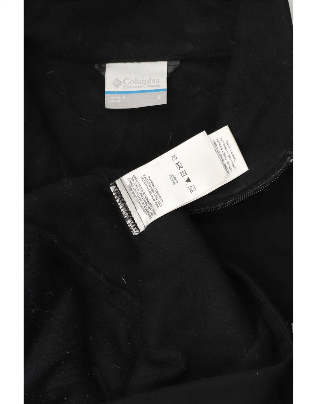 Columbia Herre Windbreaker Jacket UK 36 Small Black Polyester