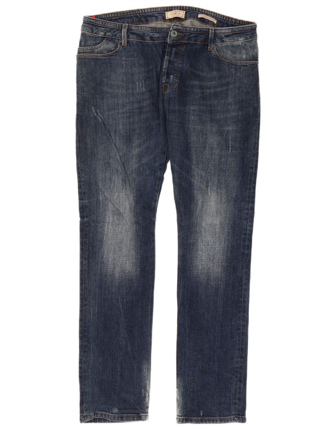 Zu Elements Herre Super Slim Jeans W36 L34 Blå Bomuld