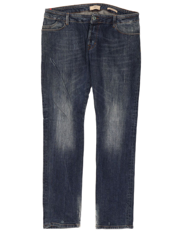 Zu Elements Herre Super Slim Jeans W36 L34 Blå Bomuld